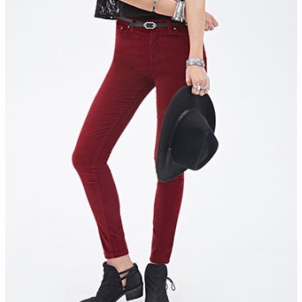 Forever 21 Burgundy pants
